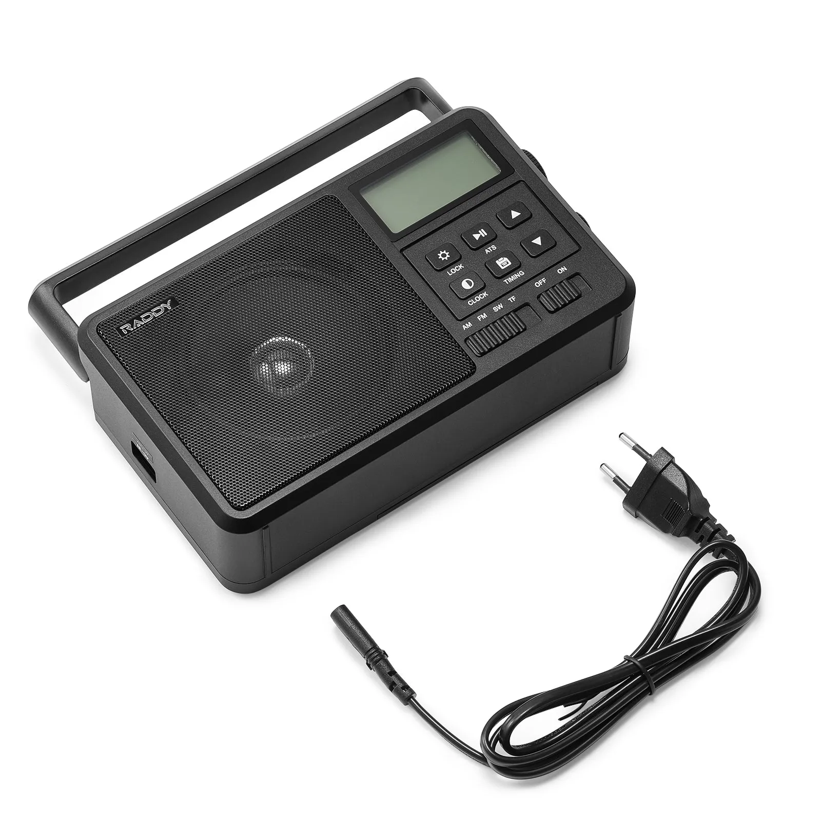 Raddy RF206 Shortwave Radio | FM/AM/SW | 8W Speaker | LCD Display | Bluetooth 5.0 | TF Card/USB Play