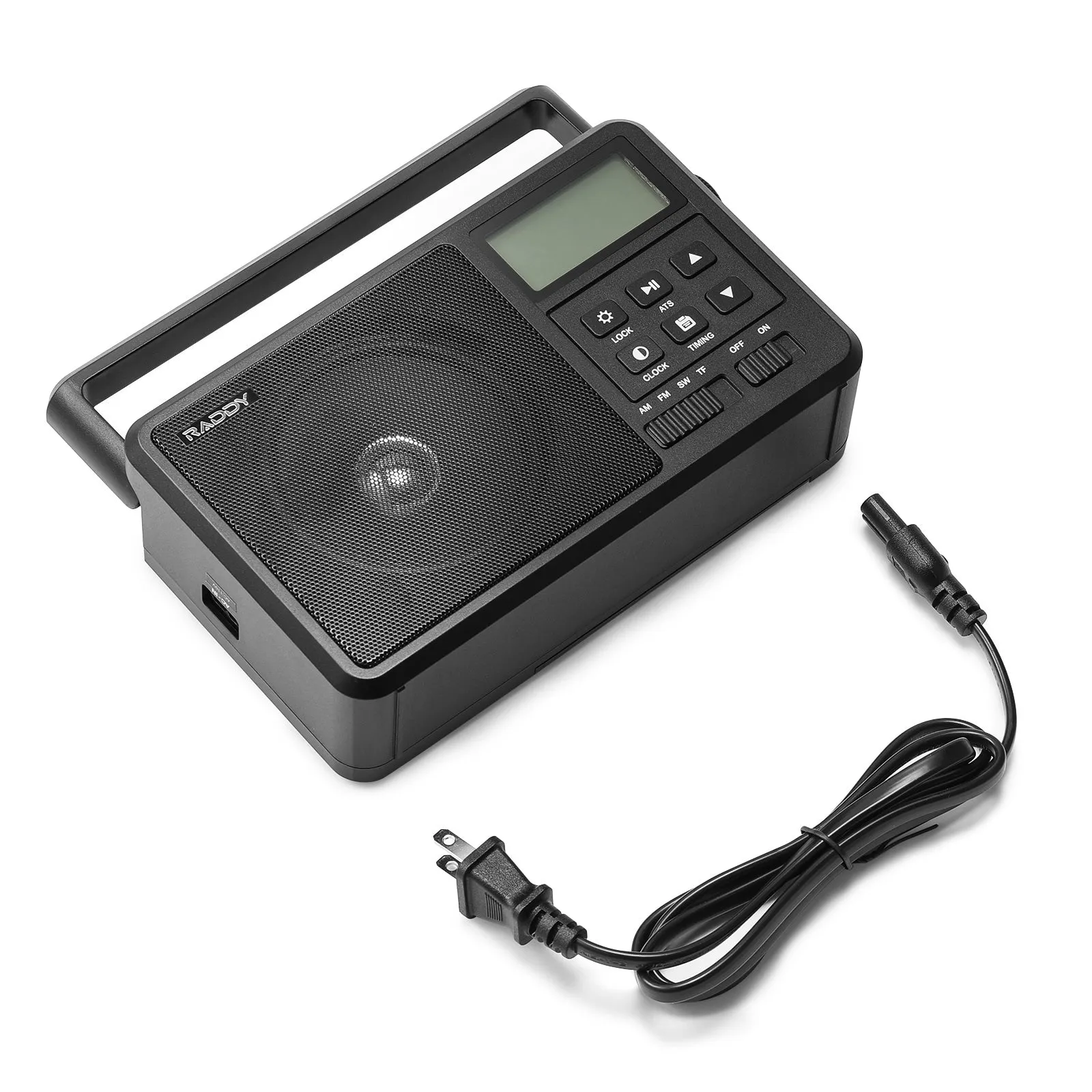 Raddy RF206 Shortwave Radio | FM/AM/SW | 8W Speaker | LCD Display | Bluetooth 5.0 | TF Card/USB Play