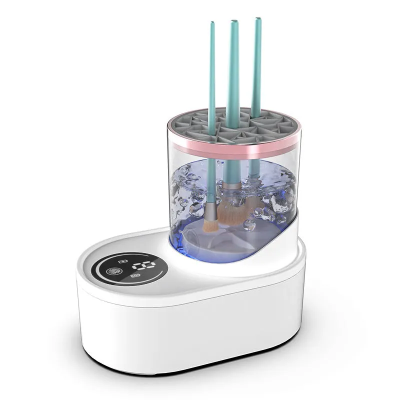 Rechargeable Electric Makeup Brush Cleaner | Automatic Cleaning & Drying Tool