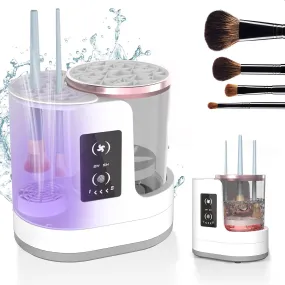 Rechargeable Electric Makeup Brush Cleaner | Automatic Cleaning & Drying Tool
