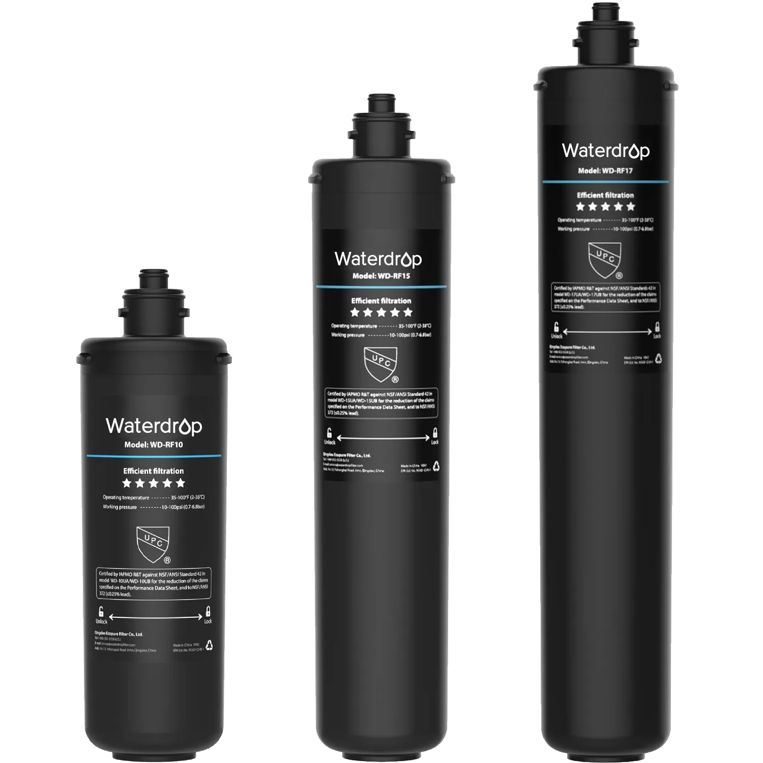 Replacement Undersink Water Filter | WD-RF10 WD-RF15 WD-RF17