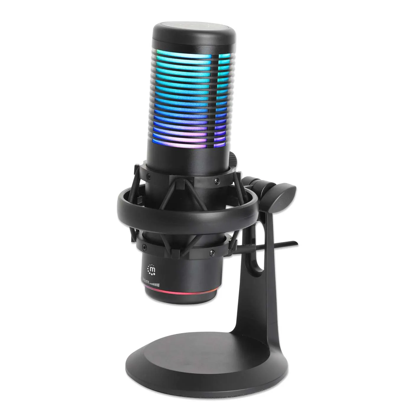 RGB LED USB Condenser Microphone with Noise Rejection