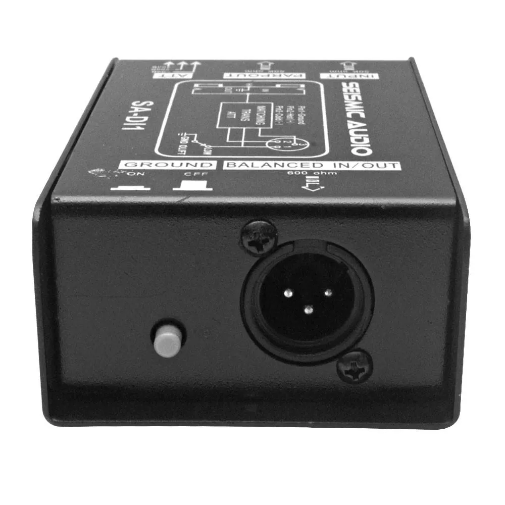 SA-DI1 - Passive Direct Box with Ground Lift and Attenuator Switch