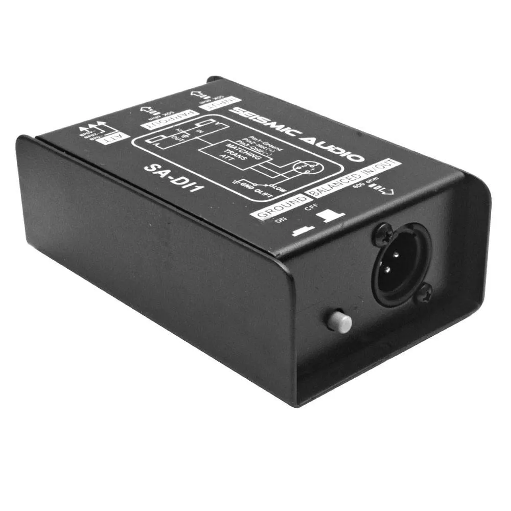 SA-DI1 - Passive Direct Box with Ground Lift and Attenuator Switch