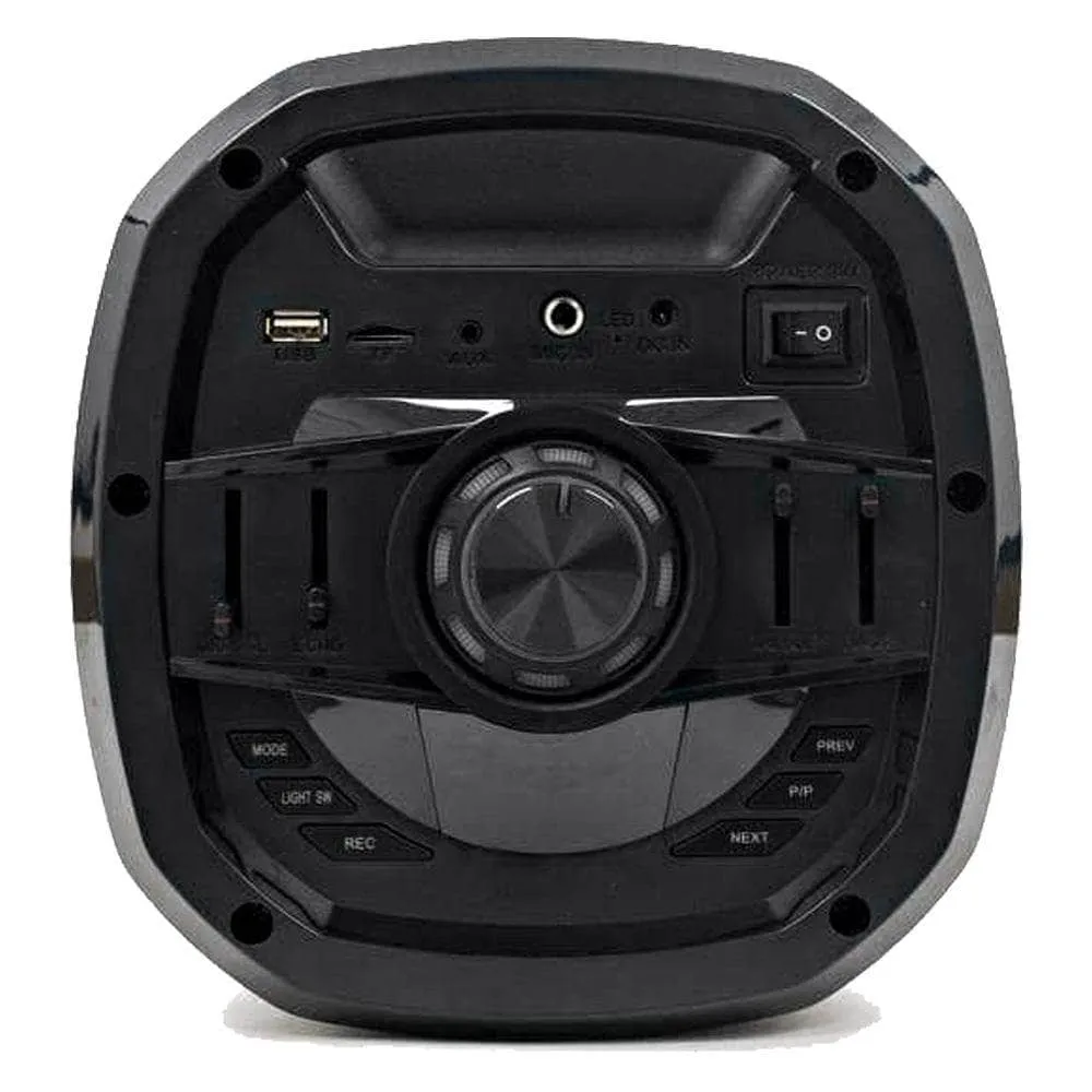SA-KP206 - Powered Portable Dual 6.5 Inch Party & Karaoke Speaker - Bluetooth, Wireless Microphone and Remote
