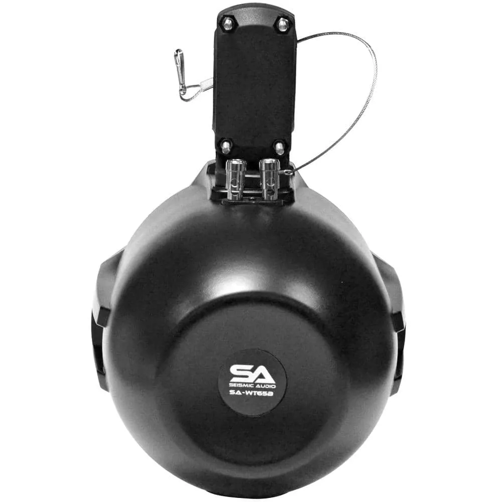 SA-WT65B - Pair of 250 Watt 6.5 Inch 2-Way Black Wakeboard Tower Speakers - 500 Watts Total