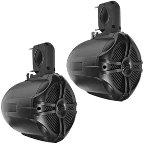 SA-WT65B - Pair of 250 Watt 6.5 Inch 2-Way Black Wakeboard Tower Speakers - 500 Watts Total