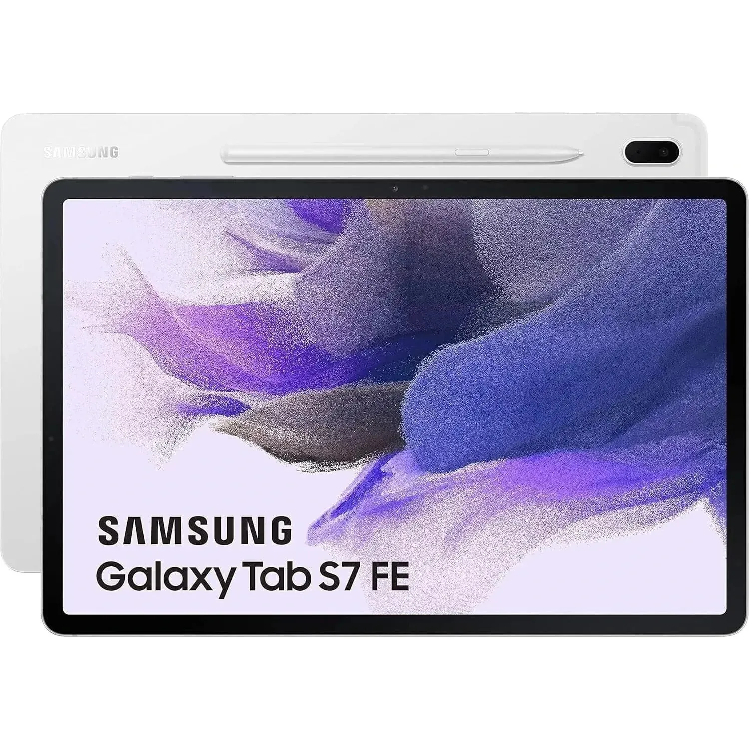 Samsung Galaxy Tab S7 FE 12.4" 128GB Tablet - Mystic Silver