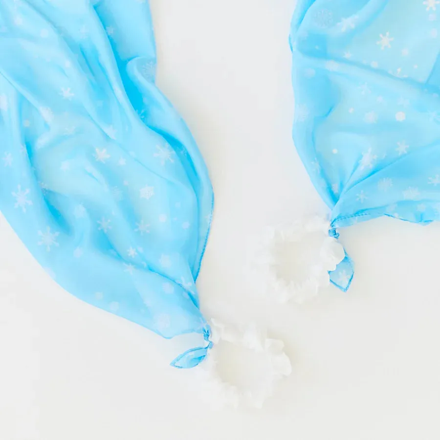 Sarah's Silks Wrist Streamers - Snow