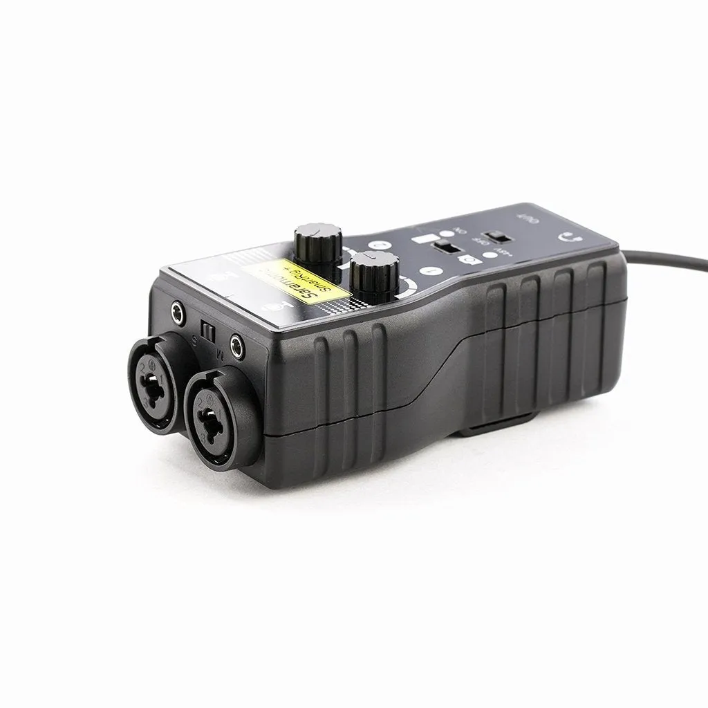 Saramonic 2-Ch 3.5mm, XLR Microphone & 6.35mm Guitar Interface with Lightning Output Connector Professional Video, (SMARTRIG DI)