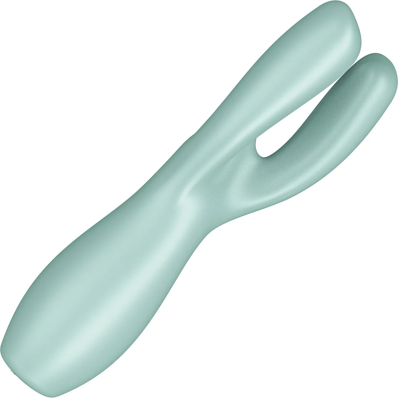 Satisfyer Threesome 3 Rechargeable Waterproof 12-Function Dual Stimulation Vibrator - Mint