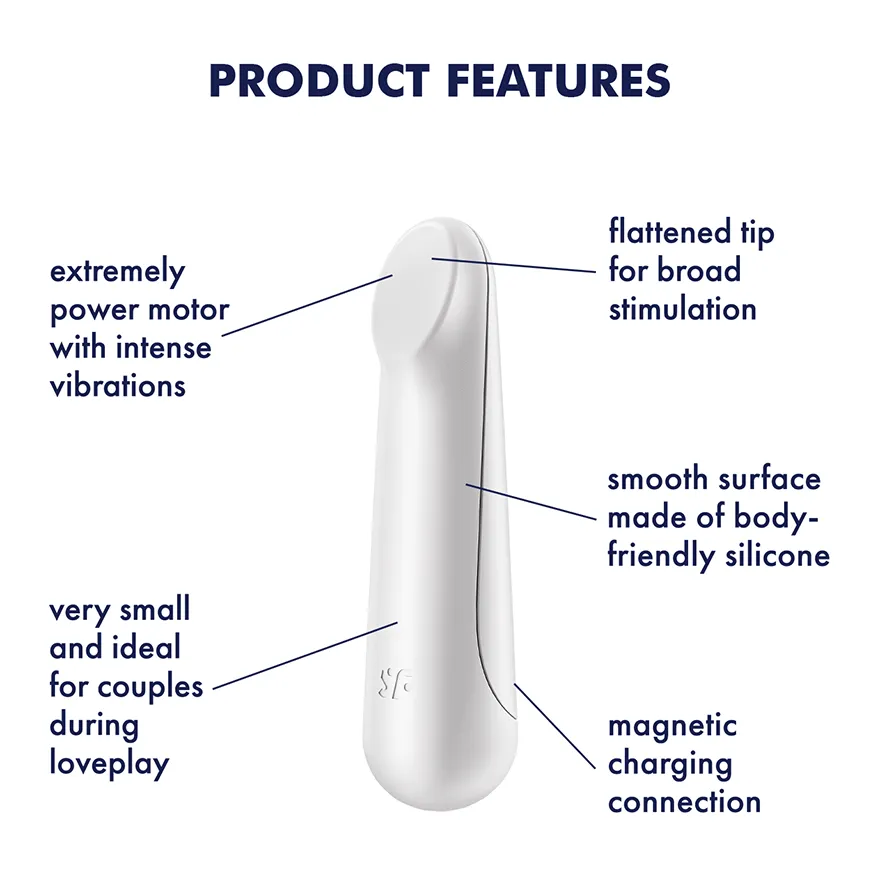 Satisfyer Ultra Power Bullet 3 Rechargeable Silicone Bullet Vibrator