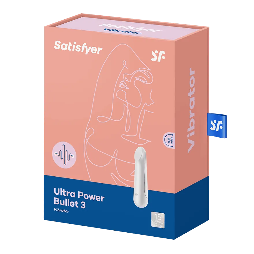 Satisfyer Ultra Power Bullet 3 Rechargeable Silicone Bullet Vibrator