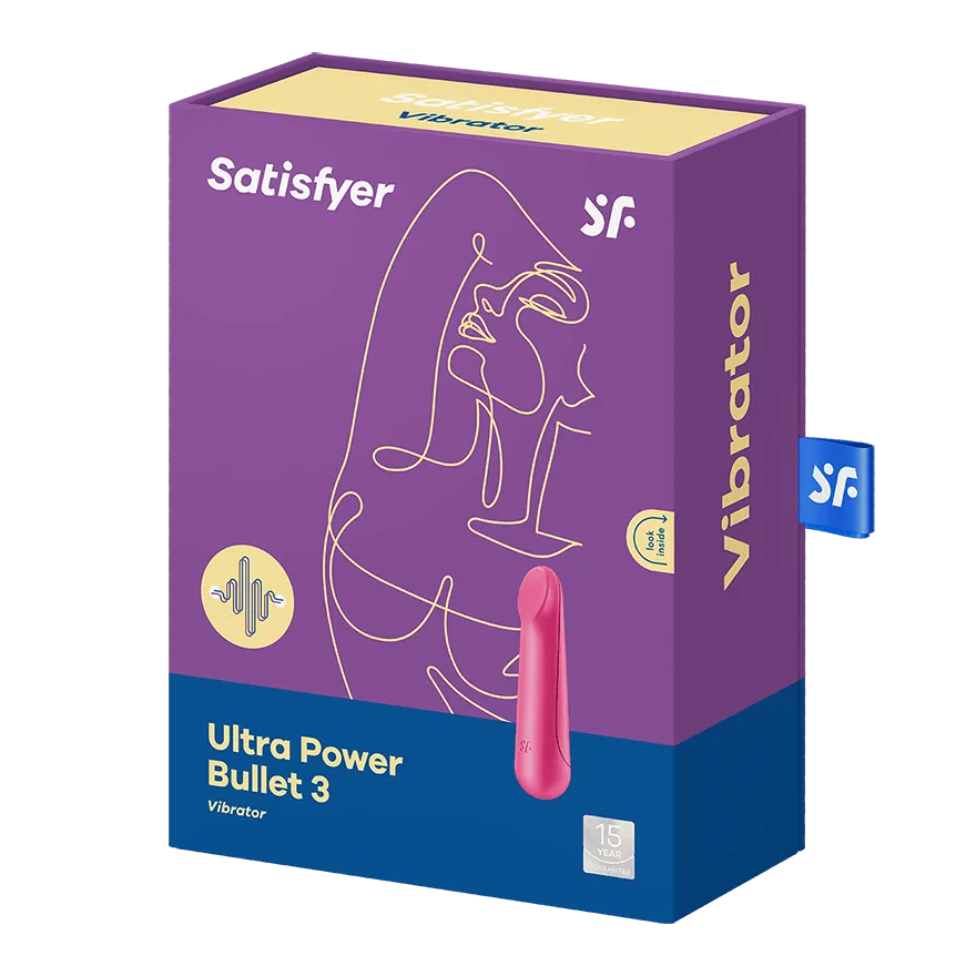 Satisfyer Ultra Power Bullet 3 Rechargeable Silicone Bullet Vibrator