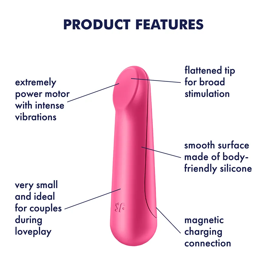 Satisfyer Ultra Power Bullet 3 Rechargeable Silicone Bullet Vibrator