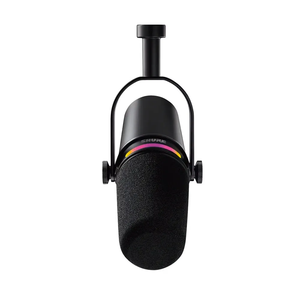 Shure Motiv MV7  USB / XLR Dynamic Podcasting Microphone w/ LED Touch Panel (Black)