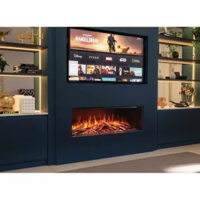 Solution Fires LUX 125 HD 1250MM Panoramic Electric Fire - 1/2/3 Sided Media Wall Electric Fire