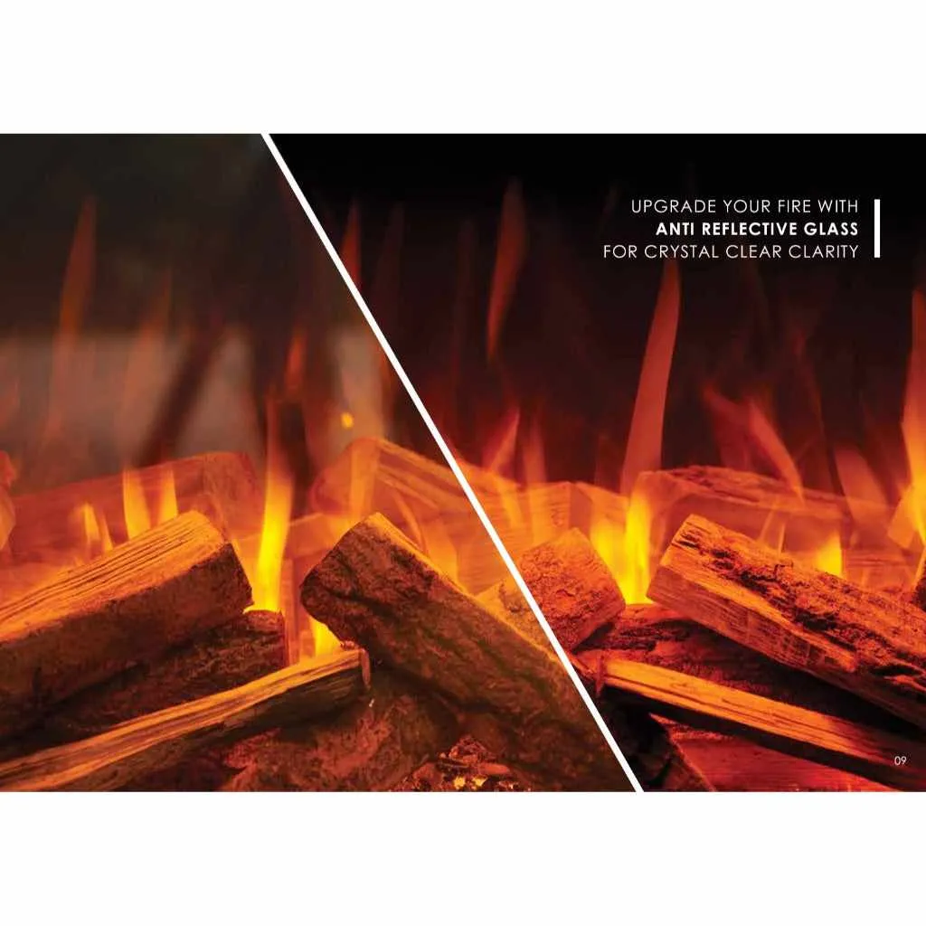 Solution Fires LUX 150 HD 1500MM Panoramic Electric Fire - 1/2/3 Sided Media Wall Electric Fire