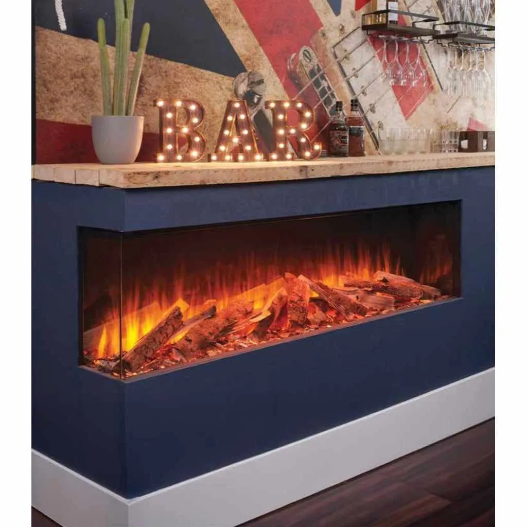 Solution Fires LUX 150 HD 1500MM Panoramic Electric Fire - 1/2/3 Sided Media Wall Electric Fire