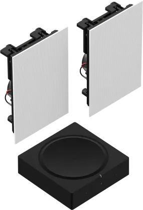 Sonos į sieną montuotas rinkinys In-Wall Set Amp   In-Wall Speakers