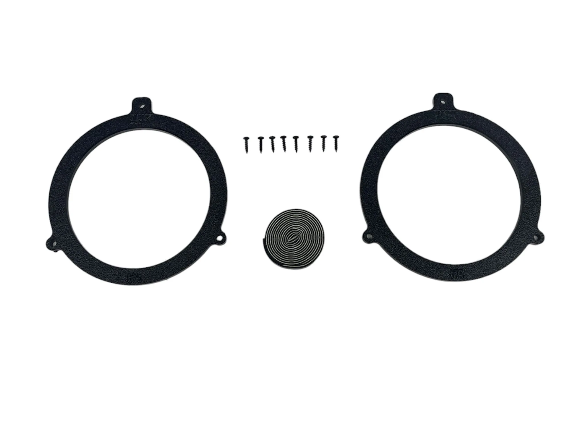 Speaker Adapters - Compatible with 2007-2018 Jeep Wrangler JK (Fits Front Dash & Rear Tower locations) (One Pair)