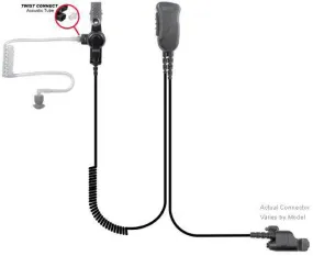 SPM-1343, Mirage, Lapel Microphone Fits Motorola