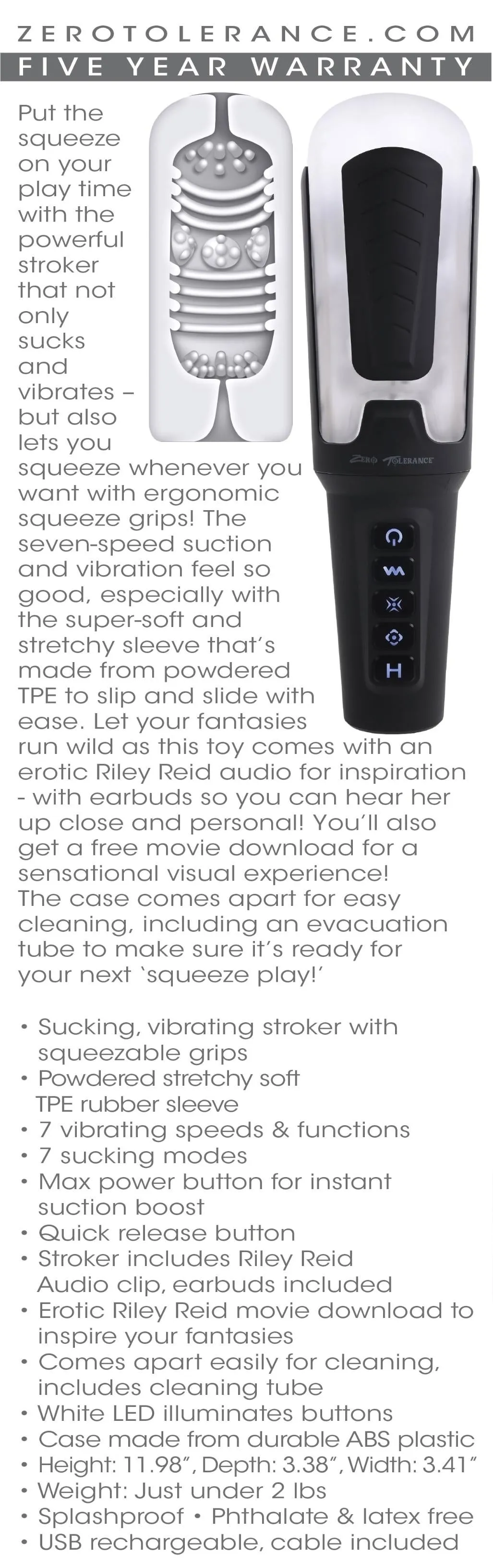 Squeeze Play With Riley Reid Audio and Movie  Download - Black