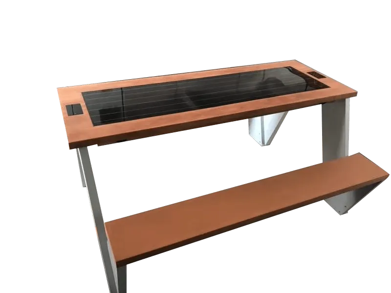 ST1010 SOLAR CHARGING AND CONNECTIVITY PICNIC TABLE