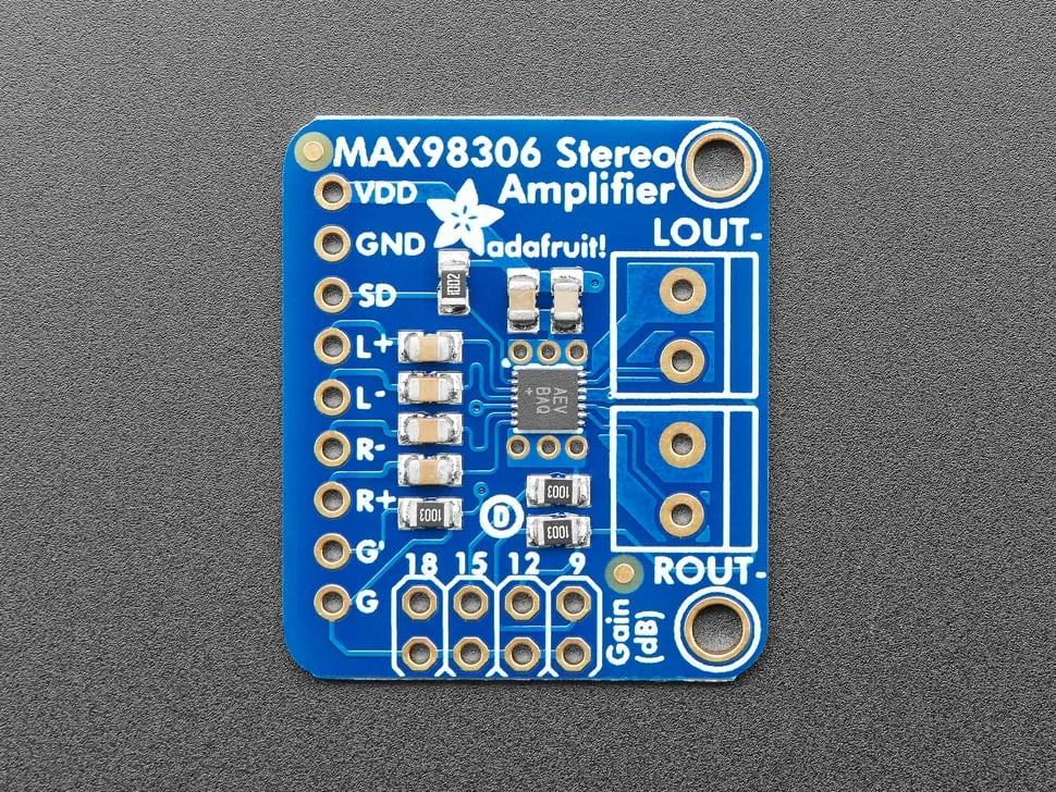 Stereo 3.7W Class D Audio Amplifier - MAX98306