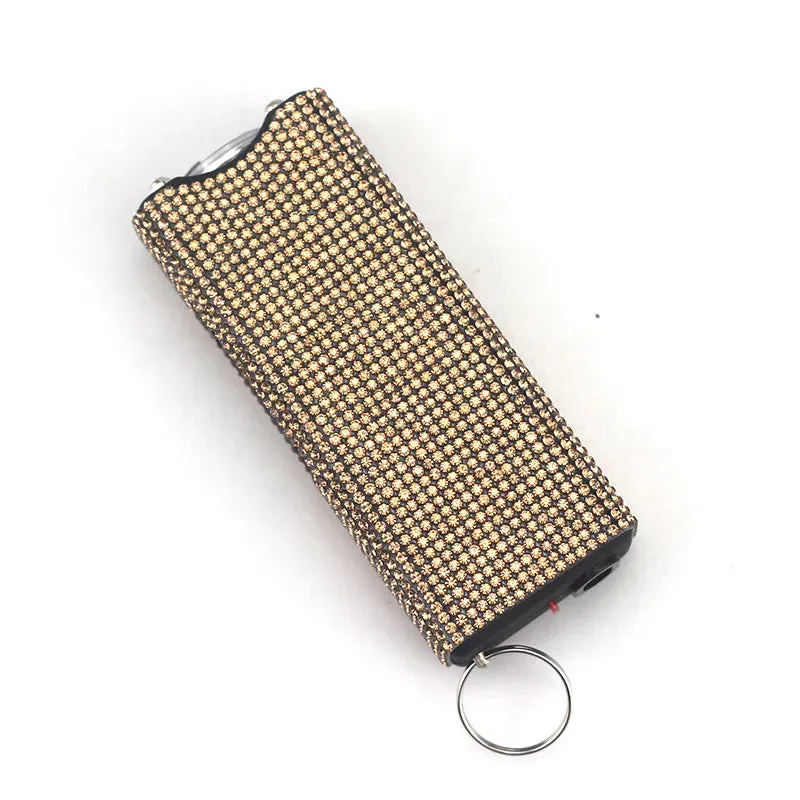 Stun Gun Bling-Jeweled Electroshocker Self Defense Keychain