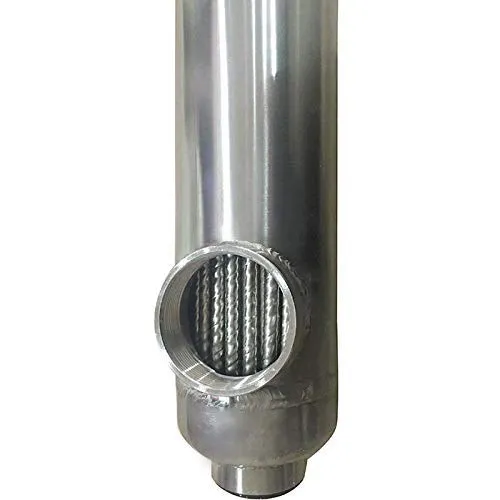 Swimming Pool Heat Exchanger - 210K SS316L Opposite Side 1 1/2" & 1 1/2" FPT