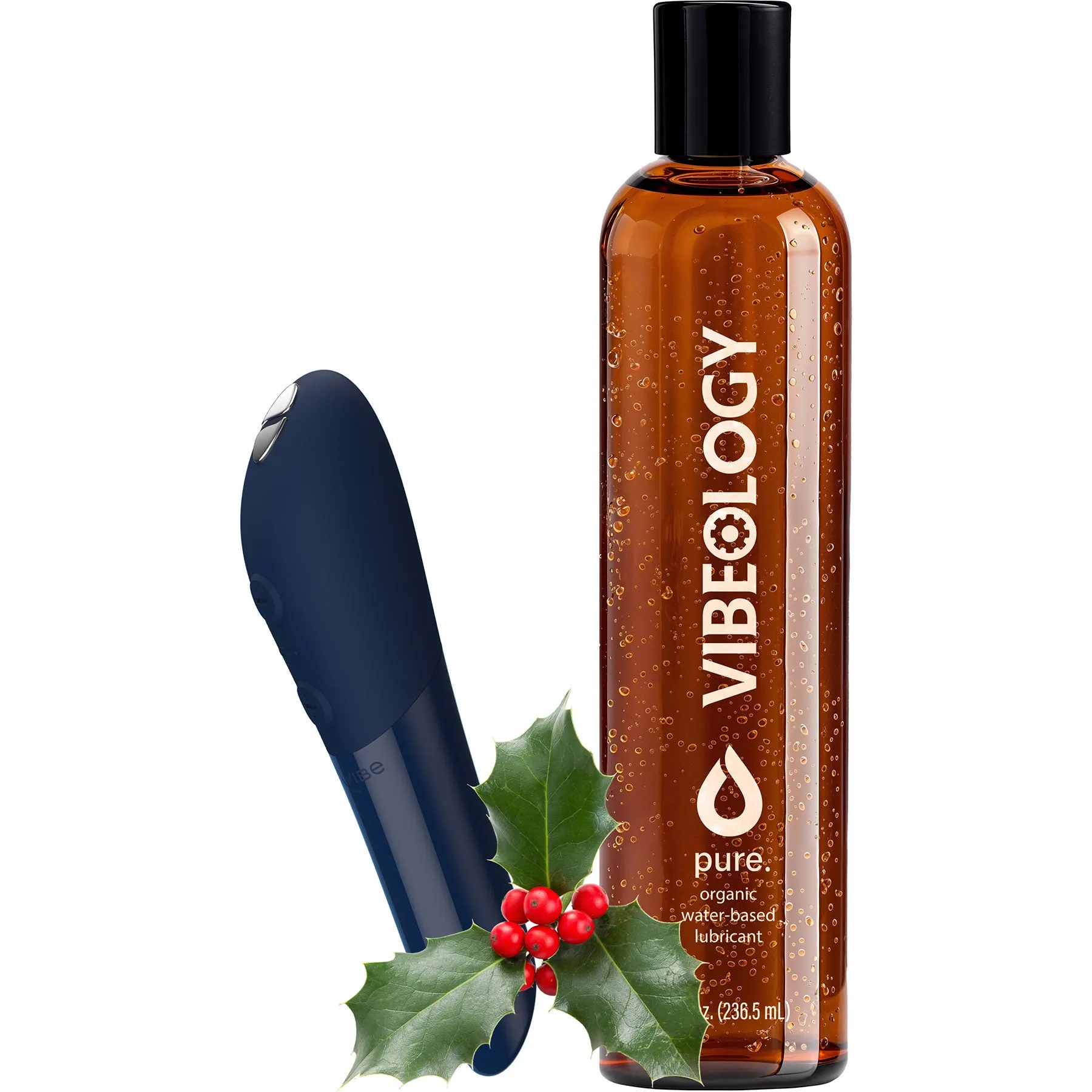 Tango X Vibrator By We-Vibe & Vibeology Pure Organic 8 oz Personal Lubricant