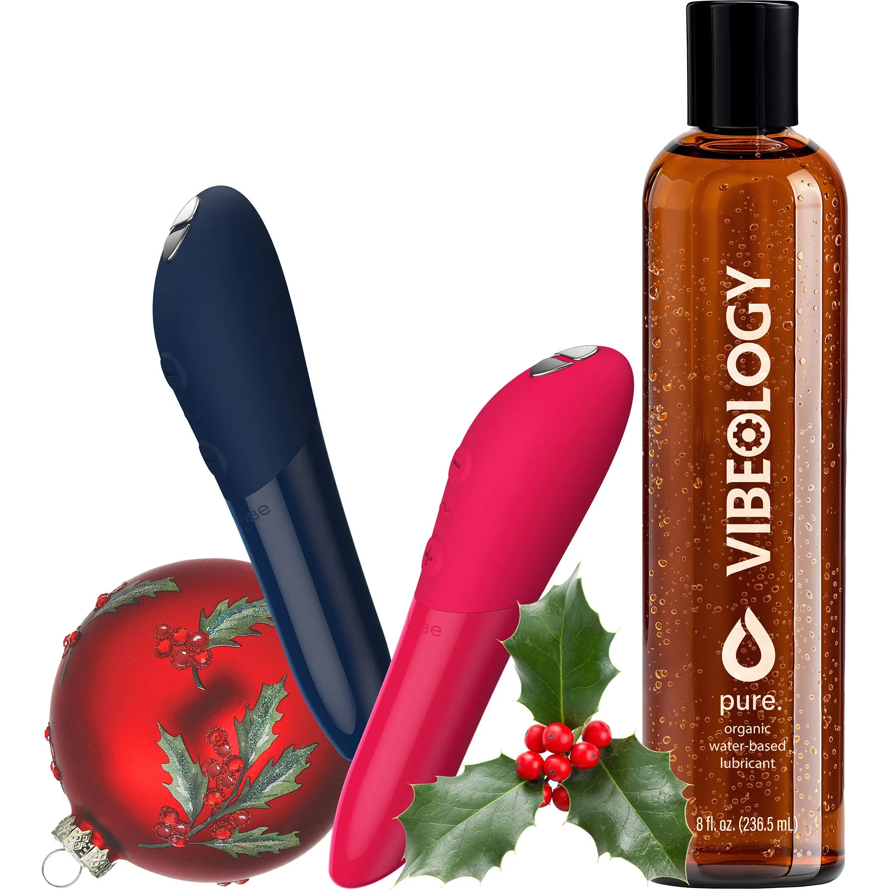 Tango X Vibrator By We-Vibe & Vibeology Pure Organic 8 oz Personal Lubricant