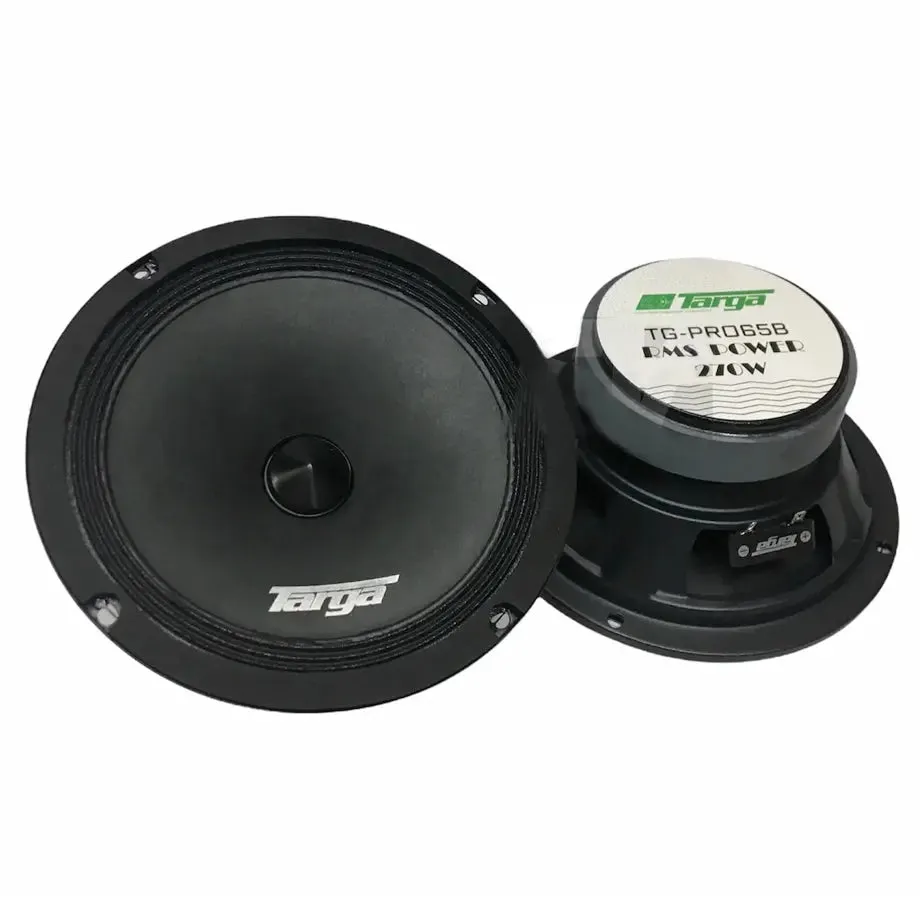 Targa TG-PRO65B 6.5” Pro Series Mids (270W RMS)