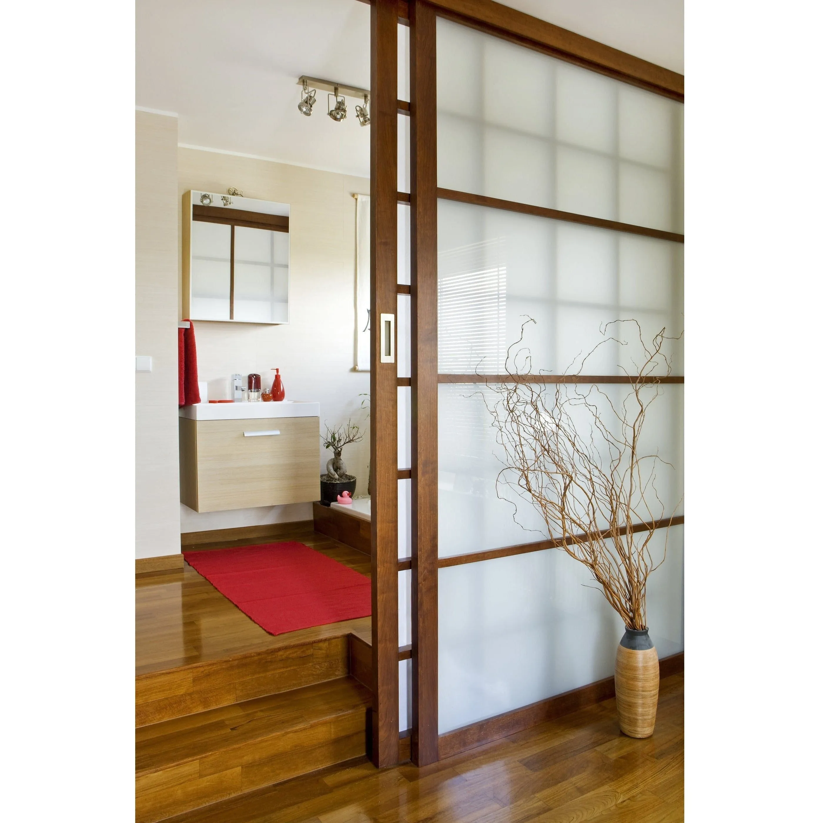 Top Hung Straight Sliding Single Door Kit - Max Weight 100kg - Max Door Width 950mm - 1.8m Track - With Soft Close and Soft Open