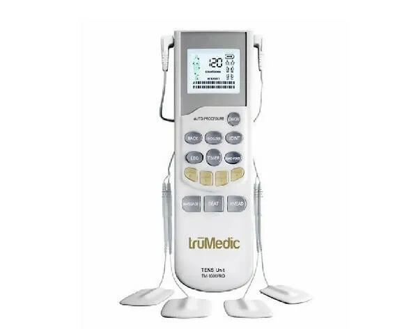 TRUMEDIC TM-1000PRO DELUXE TENS UNIT ELECTRONIC PULSE MASSAGER