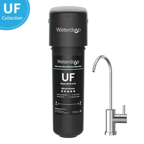 Undersink Ultrafiltration Water Filter System With Dedicated Faucet
