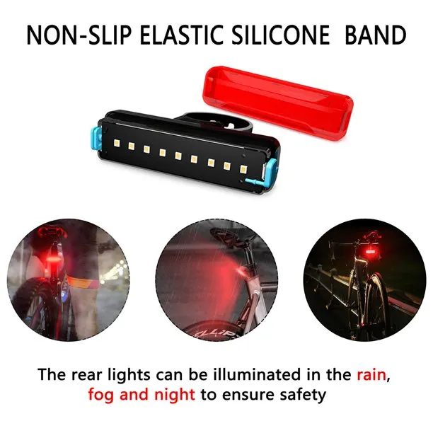 USB 2400 Lumens Rechargeable Bike Light