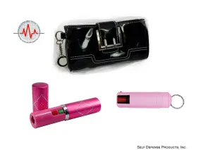 Womens Purse Wallet Pink Self Defense Package