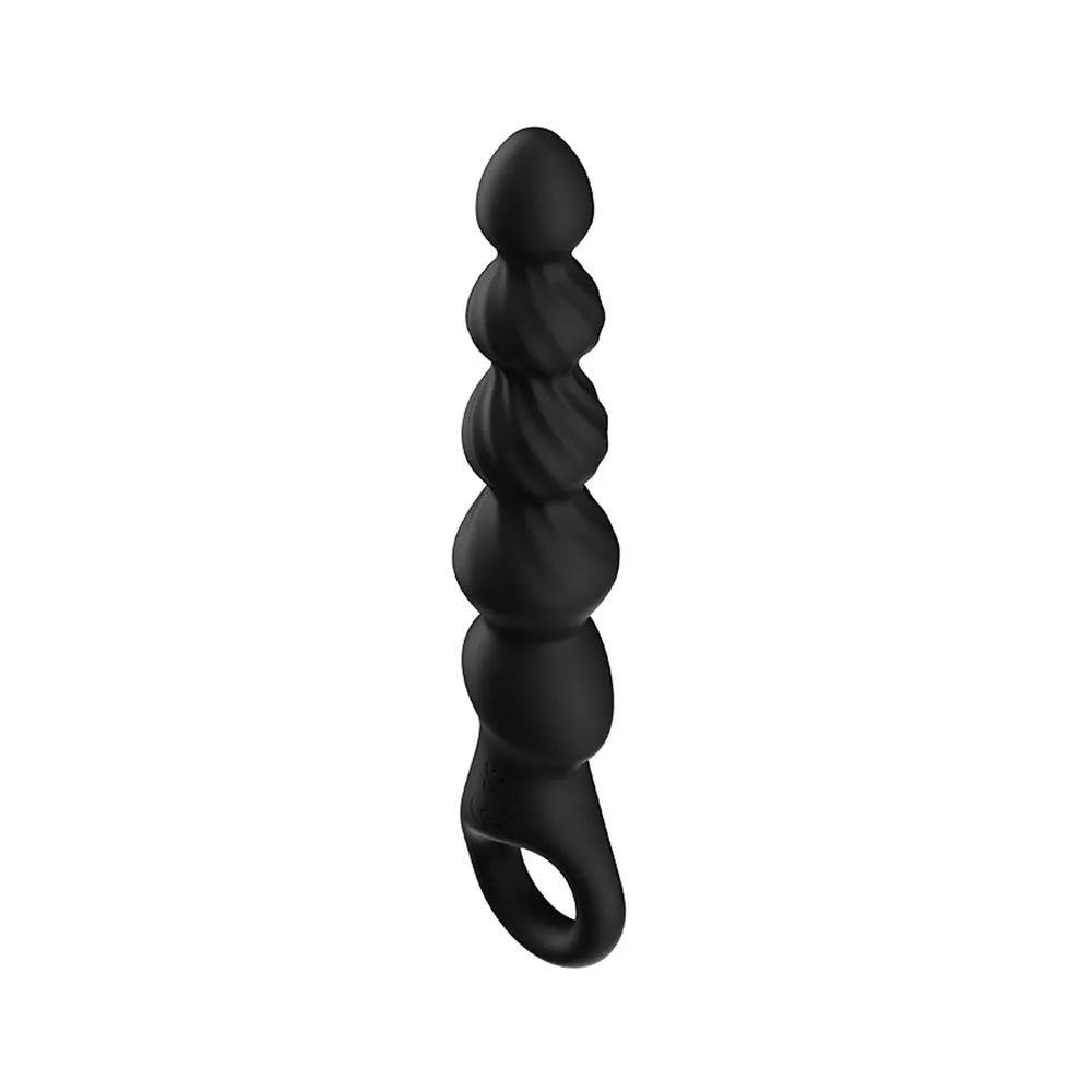 YEAIN Liquid Silicone Vibrating Progressive Anal Beads Ball Prostate Massager