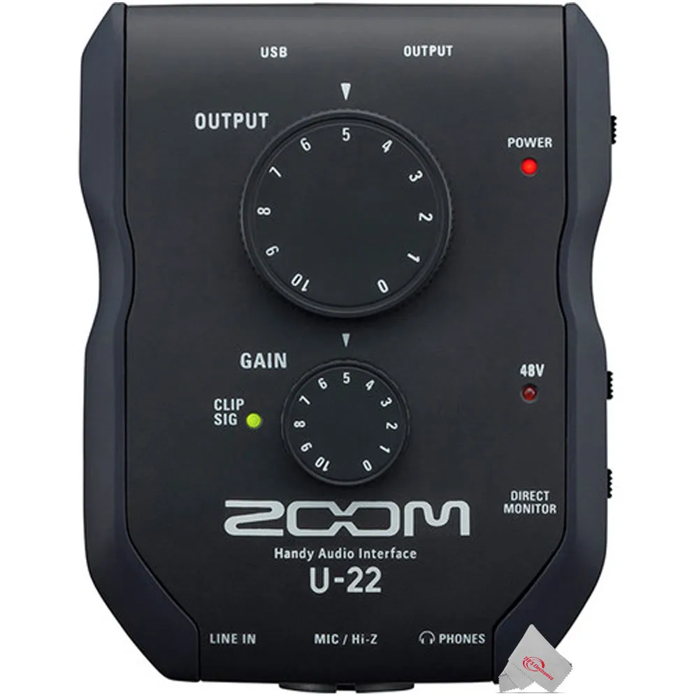 Zoom U-22 Ultracompact 2x2 USB Handy Audio Interface